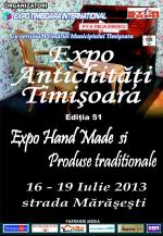 Expo Antichități Timișoara, 16-19 iulie 2013